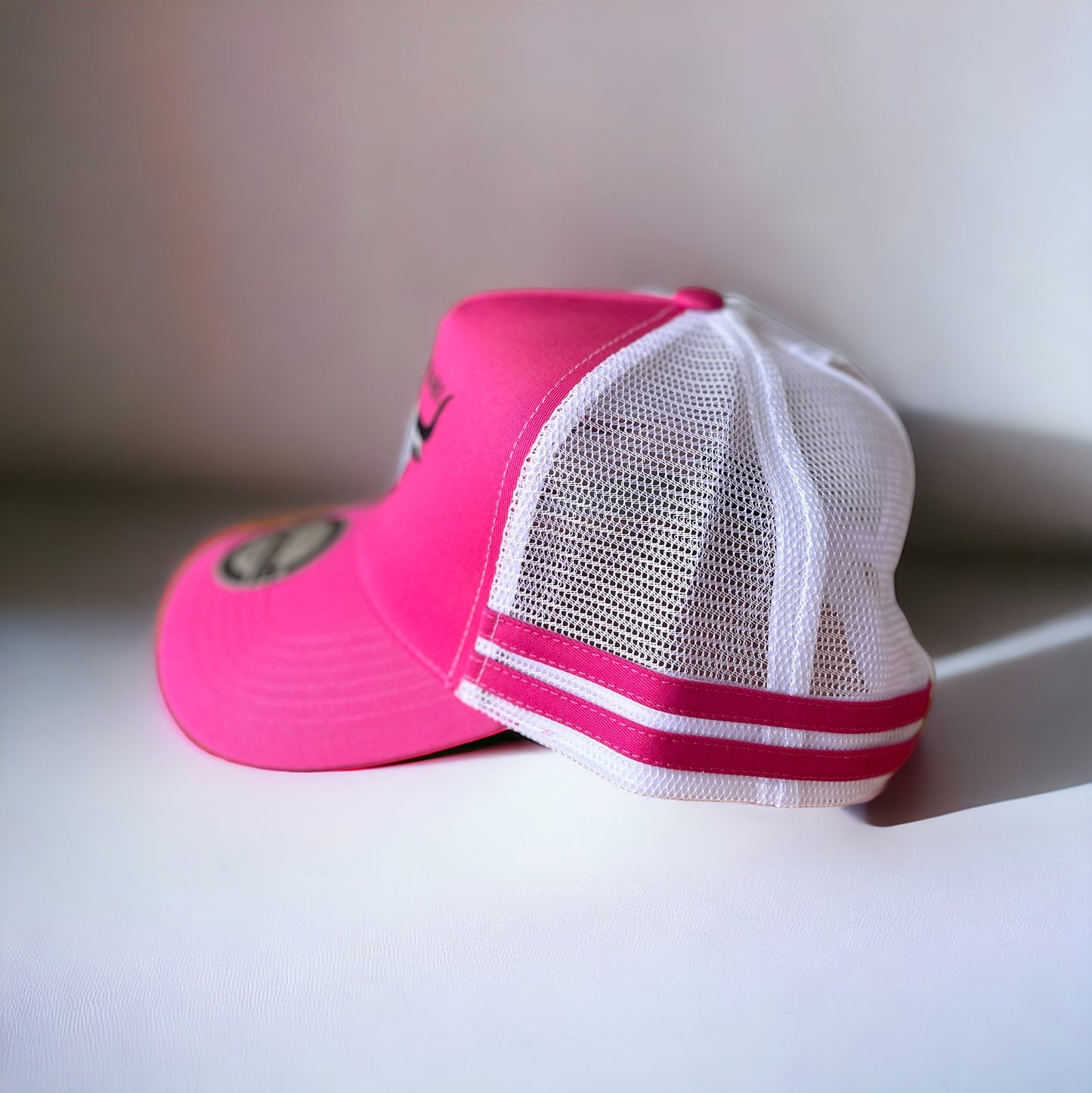 Women’s pink trucker cap