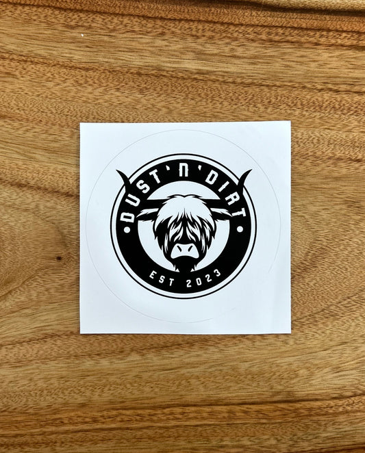 Circle logo sticker